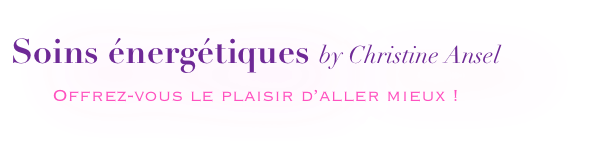 
Soins énergétiques by Christine Ansel

Offrez-vous le plaisir d’aller mieux !
